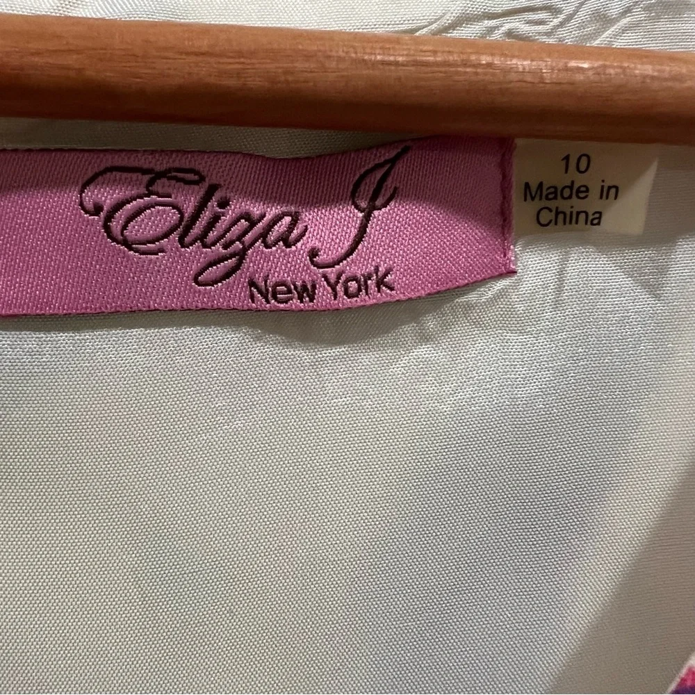 Eliza J Watercolor Floral Sleeveless Dress - Picture 2 of 8